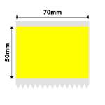 NB551 - - K3 Only - 70X50MM - 560 Labels - Yellow