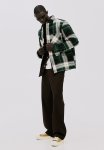 Padded Overshirt - Green Checked