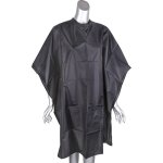 Salon Cape Black Water-proof Nylon Adjustable Ties