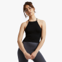 Women&apos S Black Seamless Tank Vest