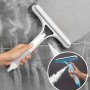 1pc Multi-Functional Glass Cleaner With Integrated Sprayer - Streak-Free Shine For Windows Mirrors & Car Glass Essential Home & Auto Maintenance Tool