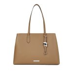IKON Smooth Large Tote -mushroom Brown