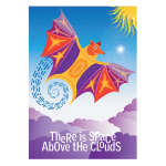 There Is Space Above The Clouds Mindfulness Art Print