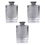 3 Pack - Small Flower Vase For Versatile Use - Grey