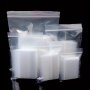 100PCS Thick Transparent Zipper Storage Bags - Heavy-duty Plastic Jewelry Packaging Foldable Polyethylene Bags For Food Packaging Bakery Supplies Party Favors And Holiday Essentials