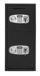 775 X 370X 360MM Digital Keypad Double Depository Safe For Home And Office Black