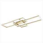 Enigma LED Ceiling Light Fitting In Gold Or Black - Black