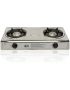 Alva Double Burner Lp Gas Stove With Stainless Steel Body And Auto Ignition For Home Camping 4X4ING 2 Plate Lpgsa Certified 12 Month Warranty