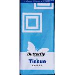 Tissue Paper – 4 Sheets 660X500MM Light Blue T16 – NOV112LBLU