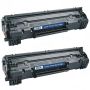 HP CE285A/85A/285A Compatible Toner - 2 Pack