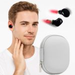 Red Light Therapy For Ears And Nose 650NM Ear Wellness Device Hands-free Wearable Design Portable For Home Work & Travel Use Bla