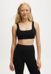 Cotton On Reform Rib Crop - Black
