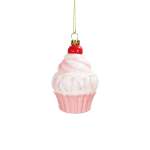 Cupcake With Cherry Hanging Ornament 7.3X4.5X10CM