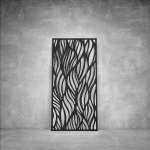 Laser Cut Screen - Design 084 - 1040 X 535 X 20 Matt Black Indoor