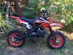 Kxd Dirt Bike Fairing Kit - Red