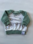 0-3 Sage Rainbow Sweater