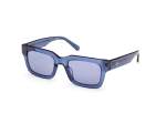 Sunglasses Mens In Shiny Blue GA00020-5490V - Shiny Blue Onesize