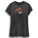 Women’s Sublimated Embroidery Eagle Tee