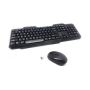 Unique Wireless USB Multimedia Keyboard And Wireless 5 Button 1000 Dpi Optical Mouse Combo- Wireless 104 Qwerty Keyboard With Extra 10 Keys For Multim