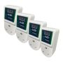 GIZZU Universal Voltage Surge Protector Plug - 4 Pack