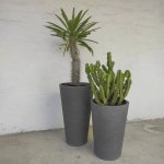 European Conic Japi Planter In Lead - 3 Sizes - Large