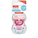 Nuk Signature Soother Girl 6-18M