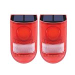 Solar Motion Detector Alarm Pack Of 2
