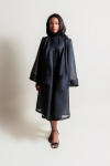 Organza Coat - 42 Black
