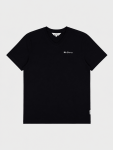Essential V Neck Short Sleeve T-Shirt - Black - Black XXL