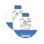 2 Pieces Compressed Disposable Bath Towels 70 140CM Travel Towels