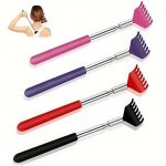 1PC Back Scratcher Men Women Metal Back Scratcher Retractable Extendable For Itch Relief Portable In Travel Office Home