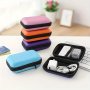 1pc PU Leather Travel Tech Pouch - Multi-Device Charging Cable & Earbud Organizer Durable Accessory Case For Adults & Teens 14+ Portable Storage For Cords Headphones Coins & Jewelry