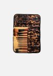 12 Piece Leopard Makeup Brush Set + Pouch