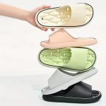 Men's Fashionable Solid Color Slides - Quick-dry Comfortable Open-toe Sandals For Indoor & Outdoor Use