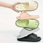 Men's Fashionable Solid Color Slides - Quick-Dry Comfortable Open-Toe Sandals For Indoor & Outdoor Use