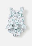 Cotton On Layla Frill Swimsuit - Vanilla folk Femme Floral