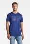 G-star Raw Originals R T-Shirt - Ballpen Blue