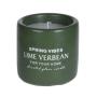 Scented Wax Candle Lime Verben 8X8CM