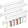 Space-Saving Acrylic Fashion Glasses Organizer - Wall Mounted Eyewear Display Rack Easy Install Perfect For Home & Retail Decor