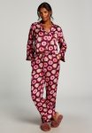 Pant Satin Coffee - Grape Wine