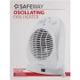 Safeway Oscillating Fan Heater White