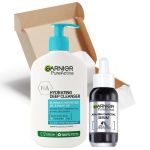 Garnier Anti-blemish Bundle With Charcoal Serum And Hydrating Cleanser