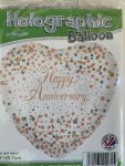 Happy Anniversary Heart Rosegold