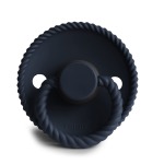 Rope Latex Baby Pacifier - Dark Navy Size 2