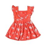 Girls Red Summer Dress