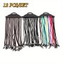 12PCS Non-slip Eye Wire Eyeglass Cord Nylon Reading Sunglass Neck Strap Braided Eyewear Retainer Rope Holder Wire Multicolor