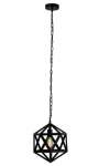 Pentagon Metal Pendant Light Black