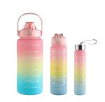 Push Button Water Bottle 3 Piece
