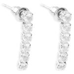 Silver Diamante Stud Earrings