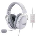 Redragon Aurora H376W-G 7.1 Surround Sound USB Gaming Headset Glacial White